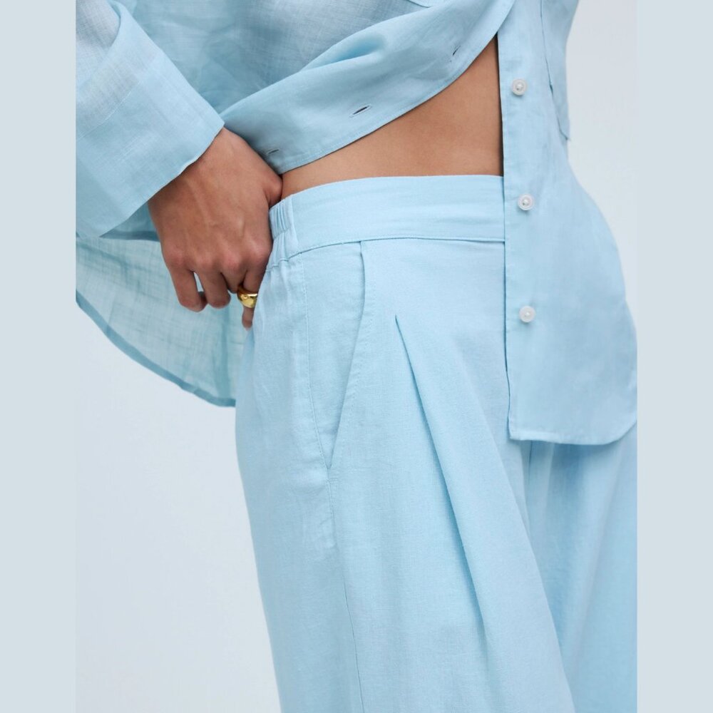 Madewell Pull-On Straight Crop Pant NWT - Picture 2 of 6